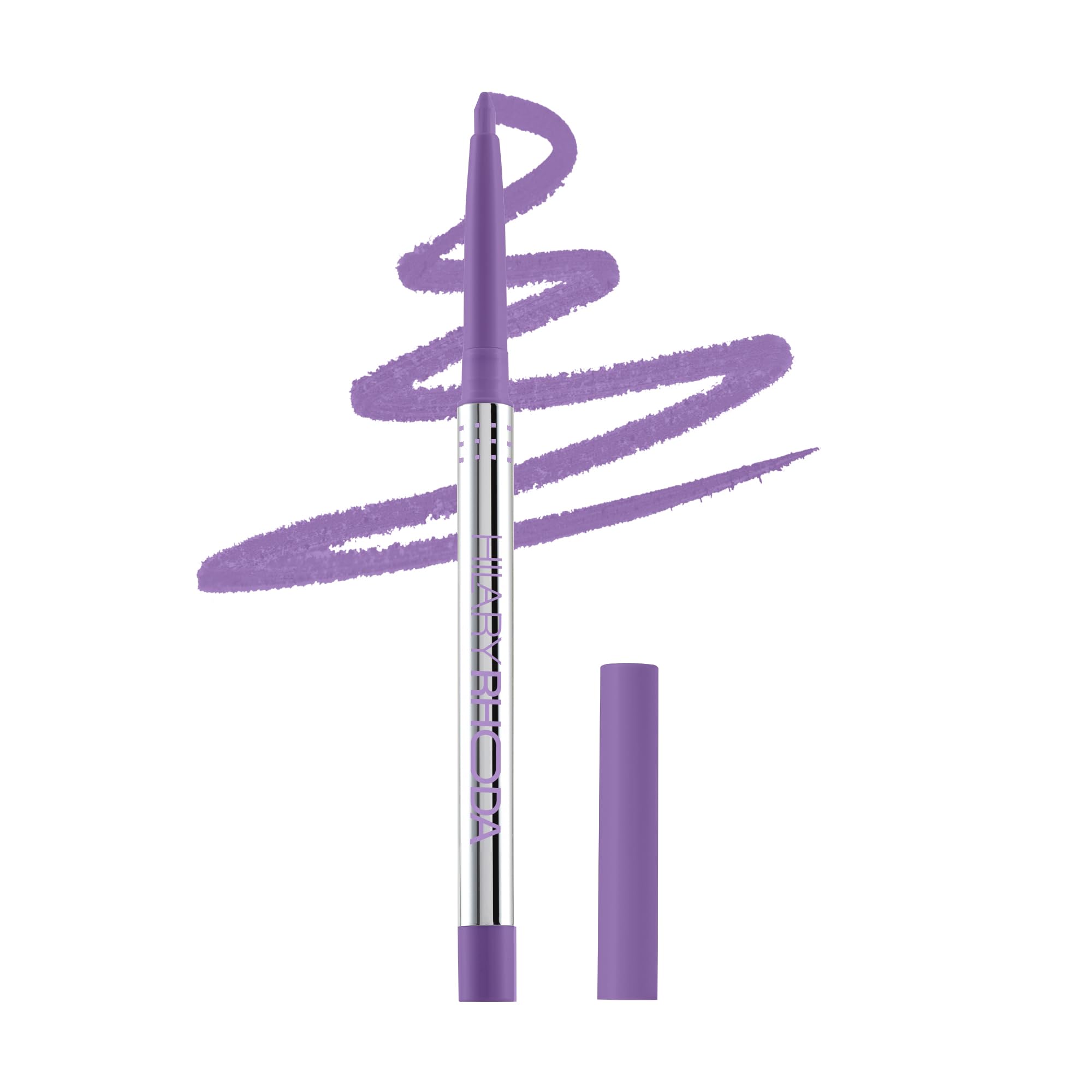 Hilary Rhoda Stroke It Eye Pencil | Coloured Eyeliner Pencil | Easy Glide & Quick-Drying Formula | Matte Finish | Built-in Sharpener | 0.26g (Simply Purple | Shade 04)-image-30