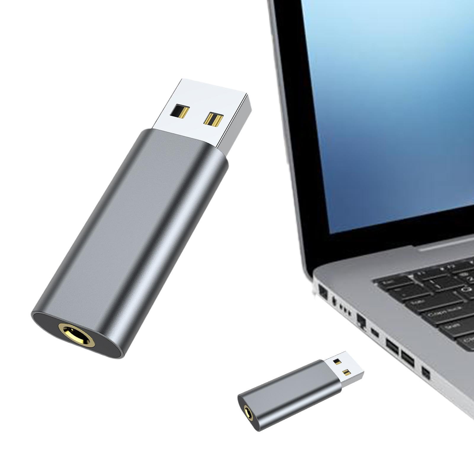 Adaptateur Audio USB Vers SPDIF Optique Et 3,5 Mm – Pour PC, Ordinateur Portable – Convertisseur Numérique, Sans Pilote