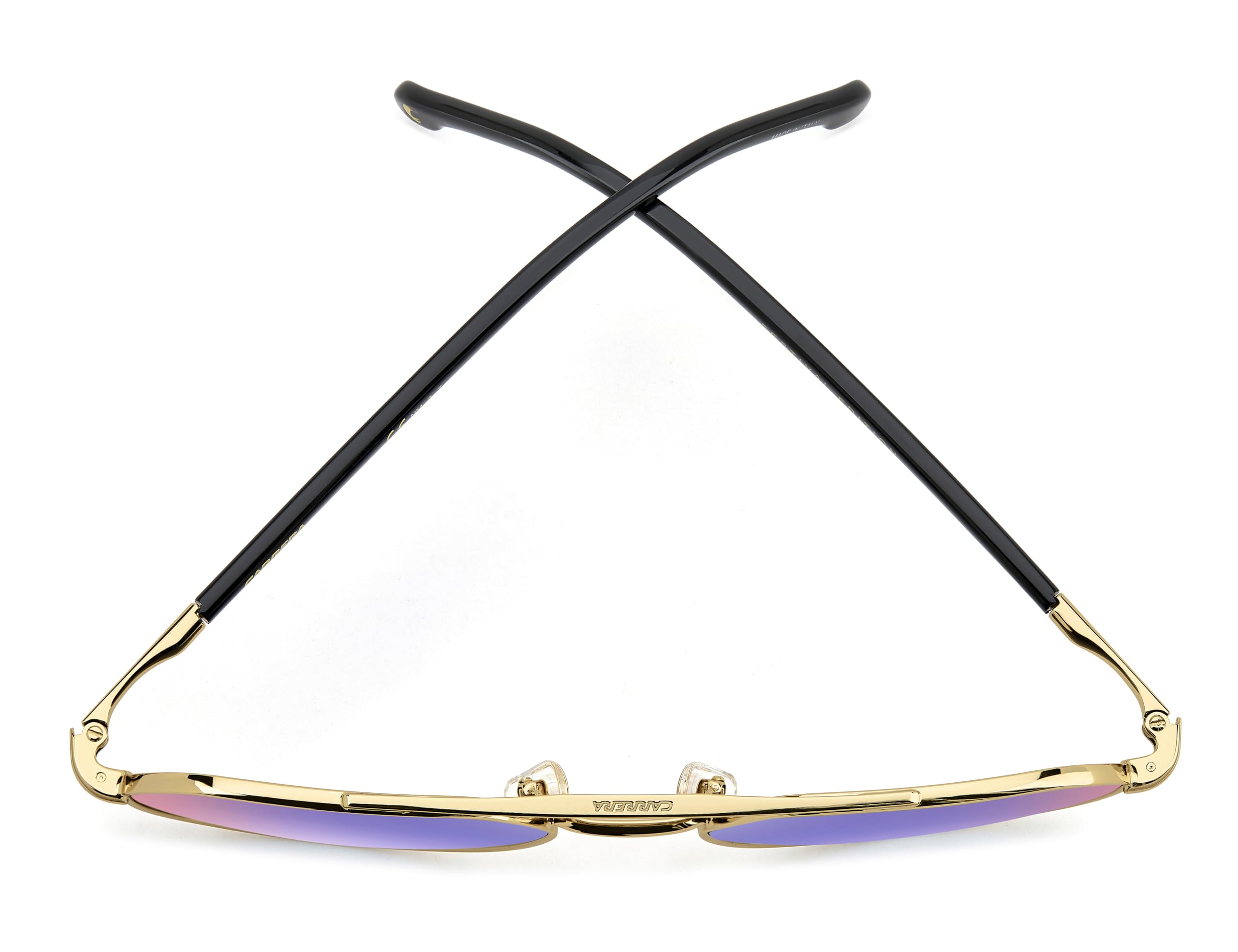 CARRERA Unisex 303/S okulary przeciwsłoneczne, czarne złoto, 53, Czarny/z?oty, 53
