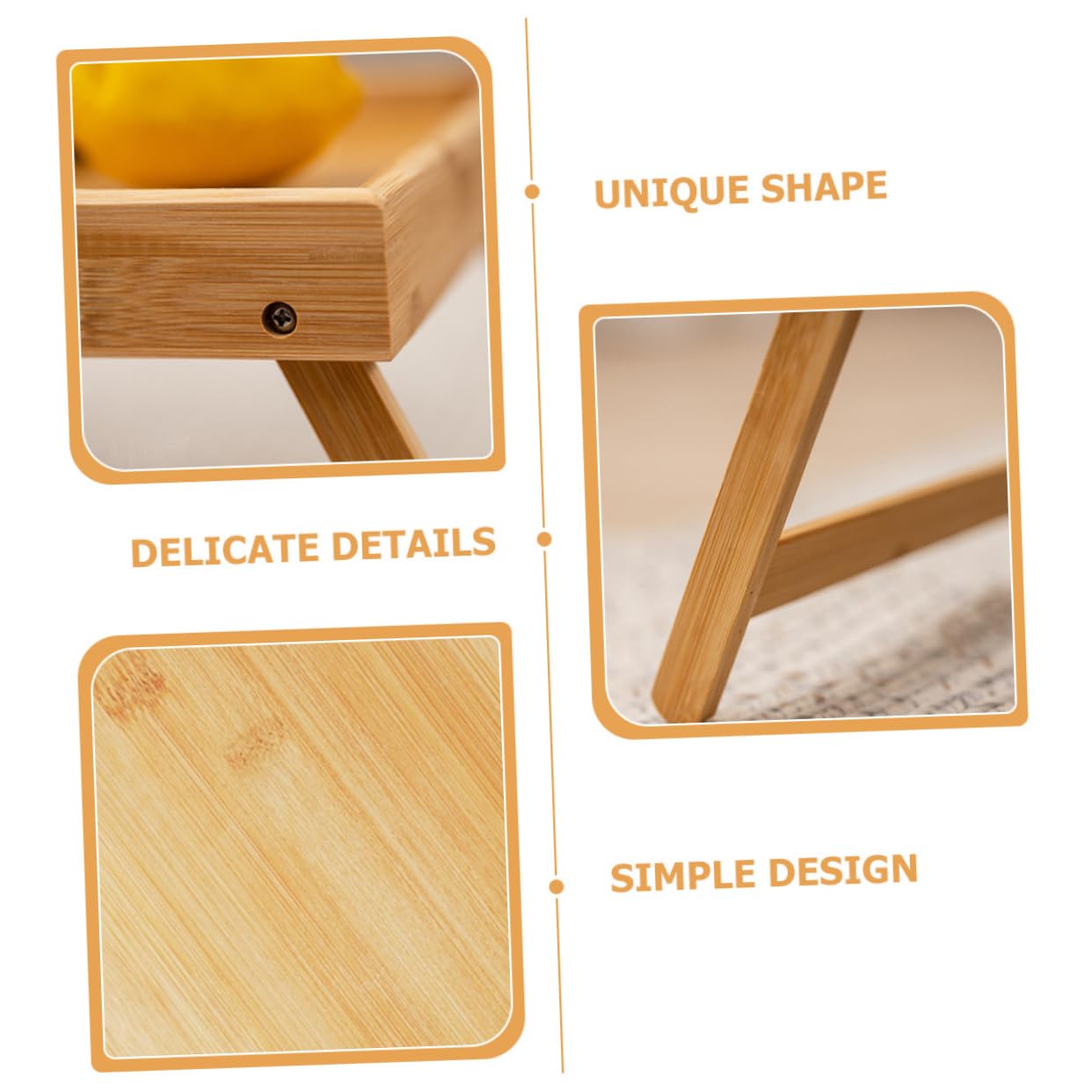 BESPORTBLE Escritorio Plegable Portátil Soporte para Cama Mesa Funda De Almacenamiento