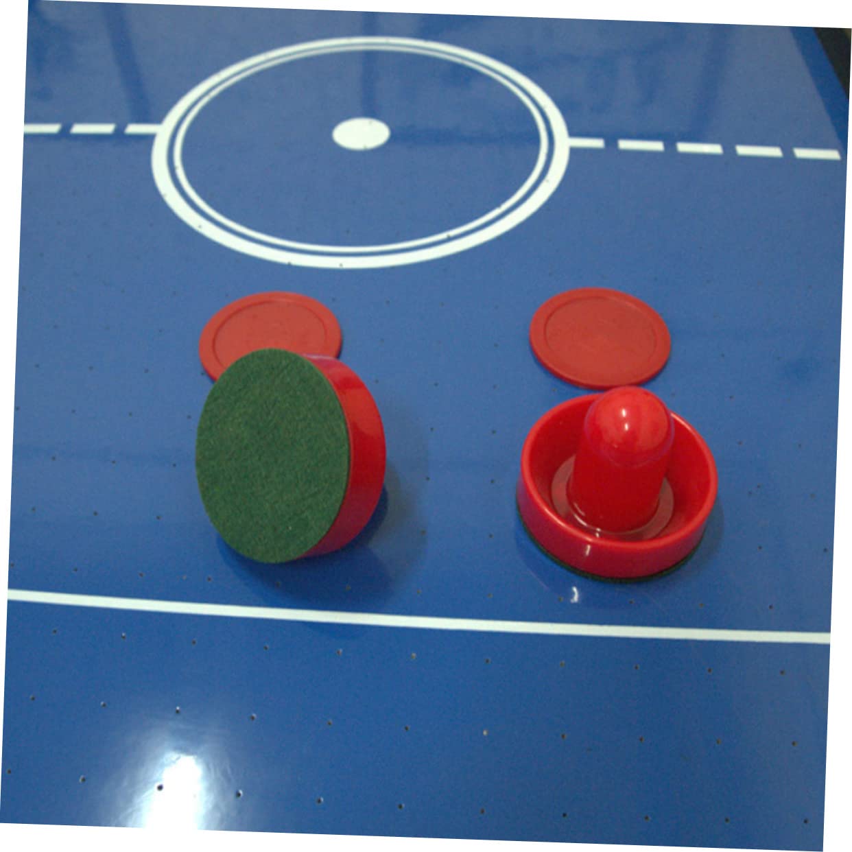 BESPORTBLE 1 Set Professional Air Hockey Replacement Includes Paddles and Cloth Essential Accessories for Convenient Air Hockey Gameplay and Game Fun