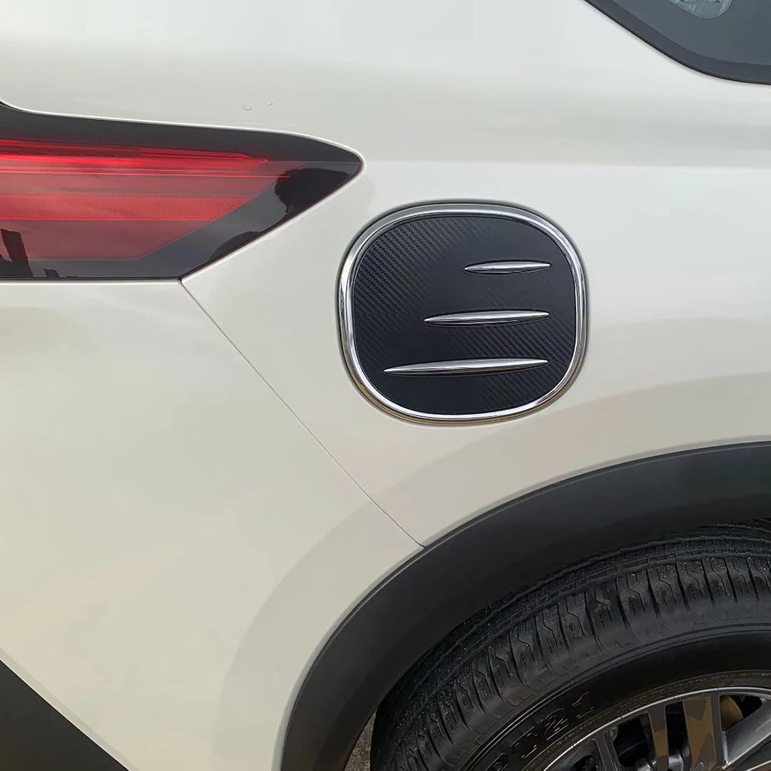 Beautost Fit for Nissan Rogue 2021 2022 2023 2024 2025 2026 Fuel Gas Door Tap Tank Cover Trim
