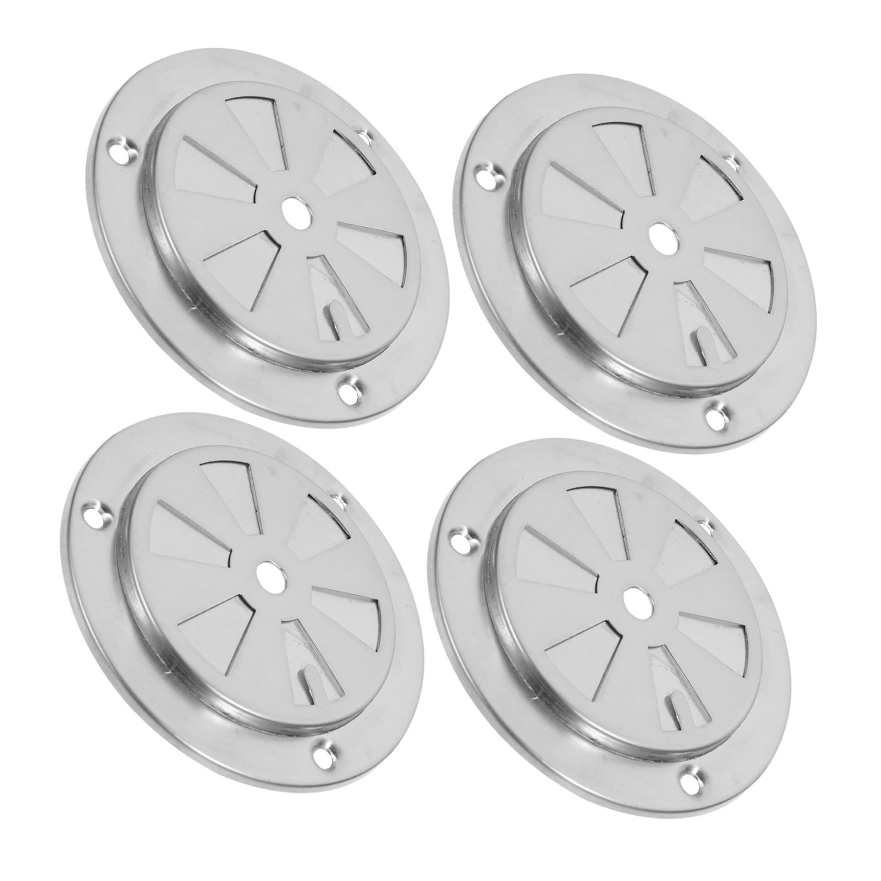 Ventilation acier inoxydable Homoyoyo : lot de 4 couvertures d'aération pour four et barbecue