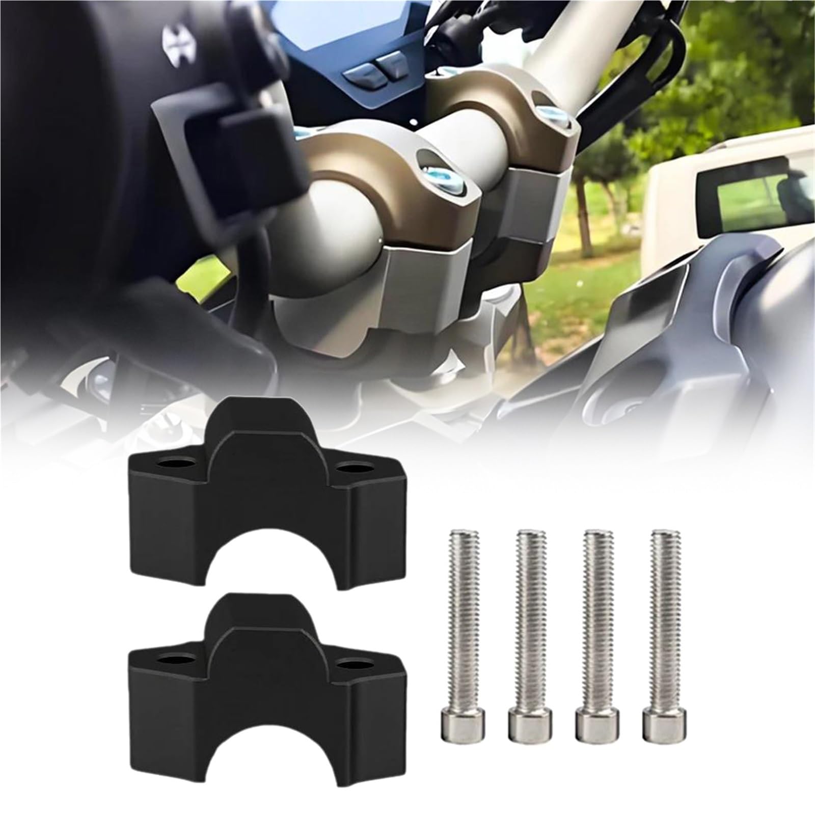 Rehausseur de guidon moto Yamaha MT-09 FZ-09 : améliorez votre posture de conduite et votre confort
