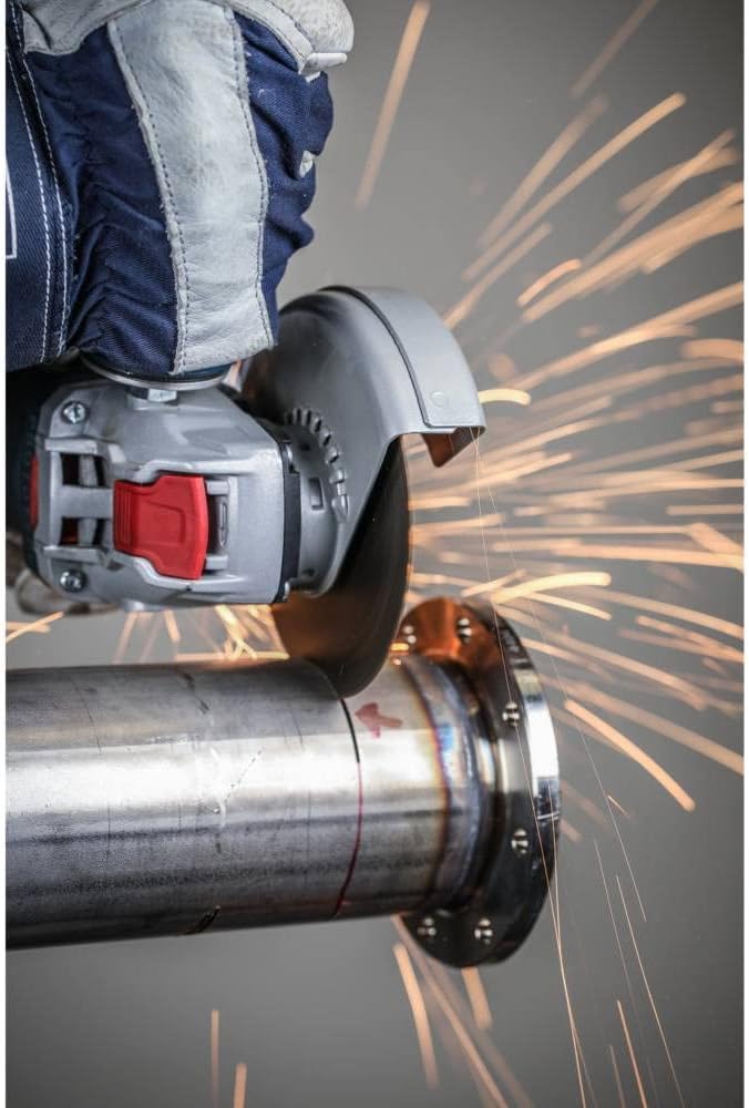 PFERD TOOLS Trennscheibe, 25 Stück, 115 x 1,6mm, gerade, X-LOCK (22,23 mm), PSF STEELOX, 61730124 - für schnelle und komfortable Werkzeugwechsel
