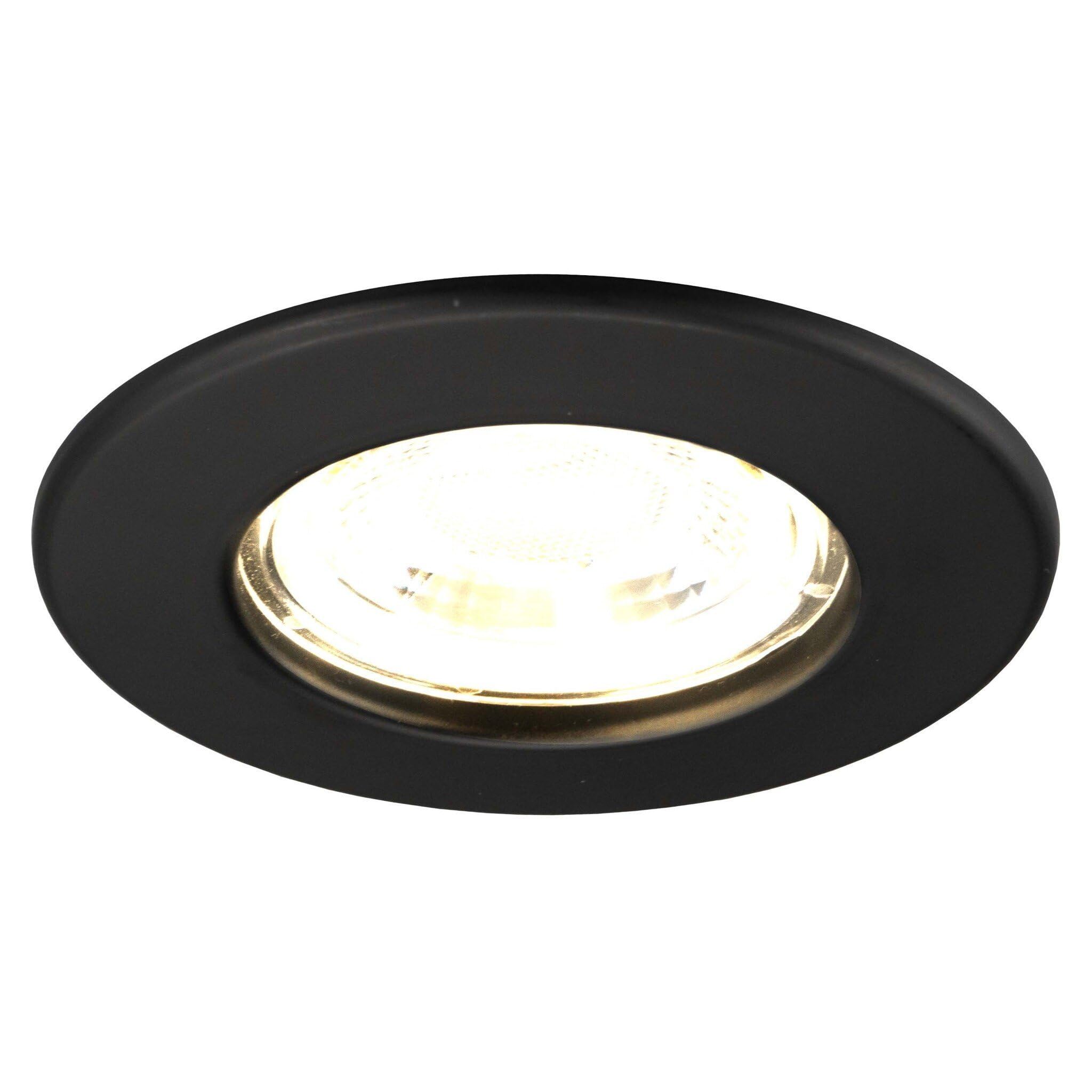 Ledvion - LED Downlights, Dimmable, 5W, 2700K, Ø84mm, IP65, Black, 5 Year Guarantee