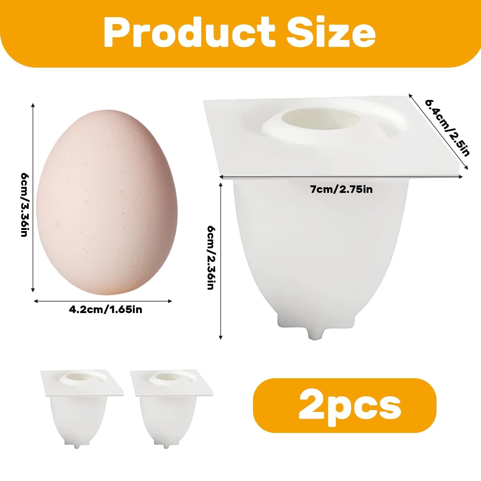 Stampi In Silicone Per Pasqua - Set 2 Pezzi Per Uova, Candele, Saponi, Fai Da Te