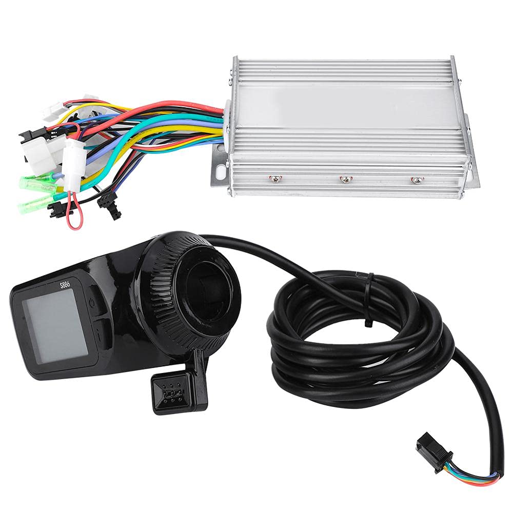 Acceleratore Monopattino Elettrico 2. 4V / 36V / 48V 350W Regolatore Motore Brushless Bike Electric con Display & Thumb Thumb Electry Bicycle Bicycle Scooter Parti ebike(24v 1000w)