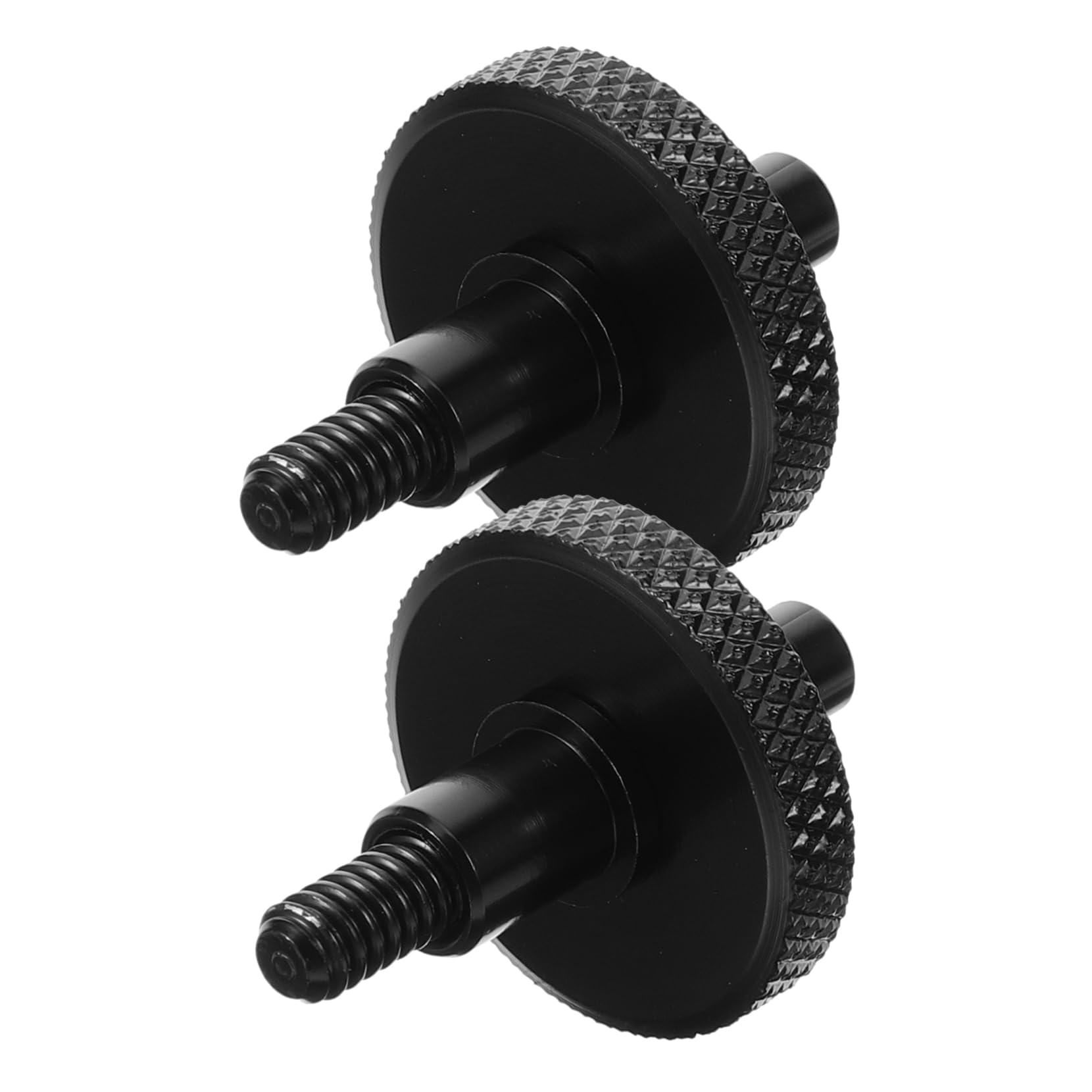 NULYLU Double Bass Bridge Replacement Screws Fitting for Bass Adjuster Precision Made for Enhanced Performance Black 1 Pair