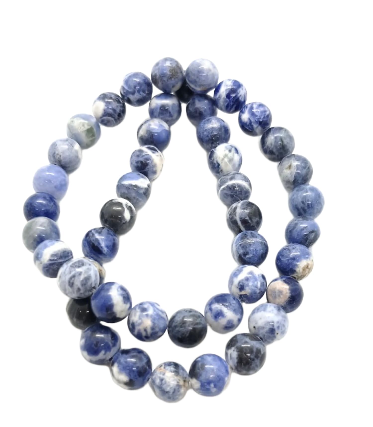 Blue bijoux Natural Stone Sodalite Beads 8MM Polished Smooth A Grade Round Gemstone Beads for Jewelry Making