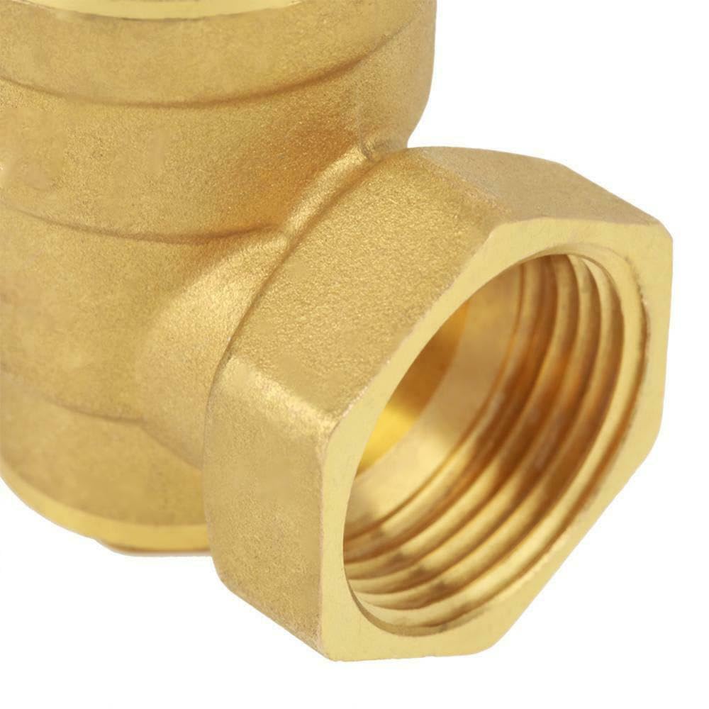 Válvula reductora de presión de latón grande, regulador de presión de agua, válvula estabilizadora de presión ajustable para agua del grifo doméstico (DN40)