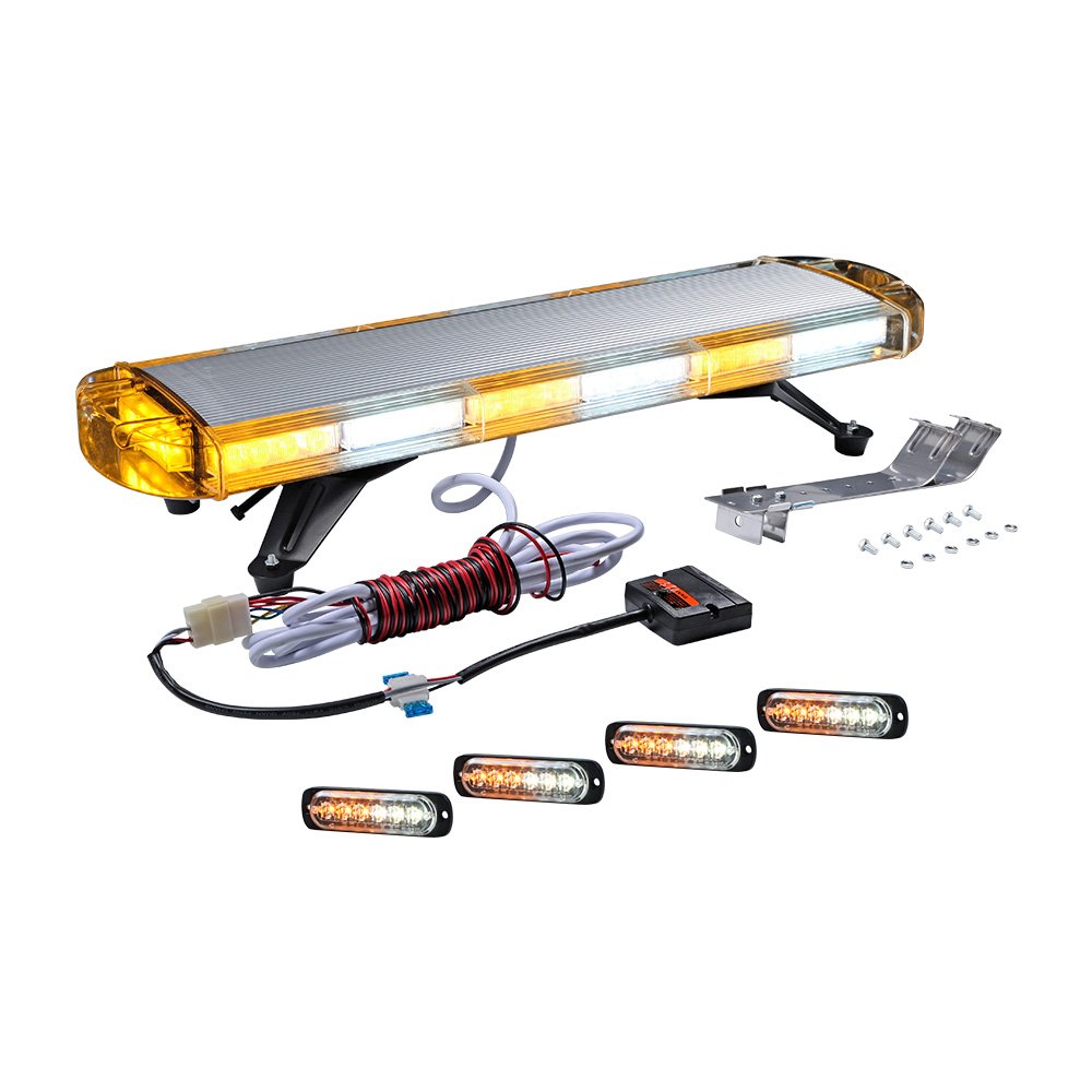 Buy Full LED Rooftop Side Car Tow Truck Emergency Warning Beacon Plow Safety Strobe Light Bar