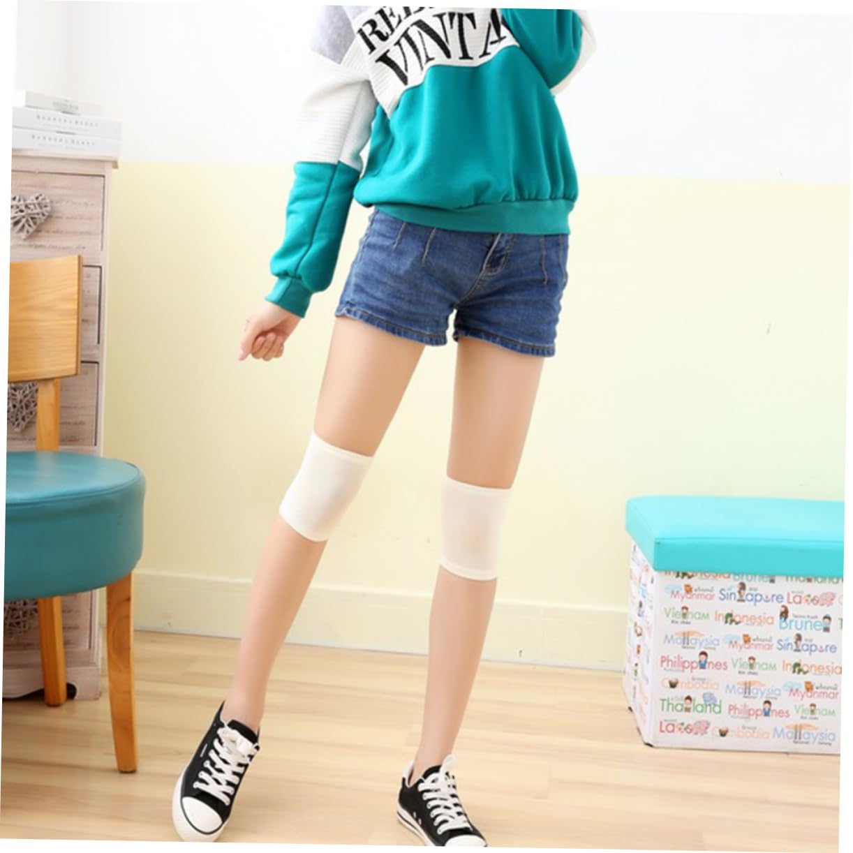 FOMIYES Pcs Knee Support Sleeve for Exercise Warmers and Anti-slip Texture for Running Hiking