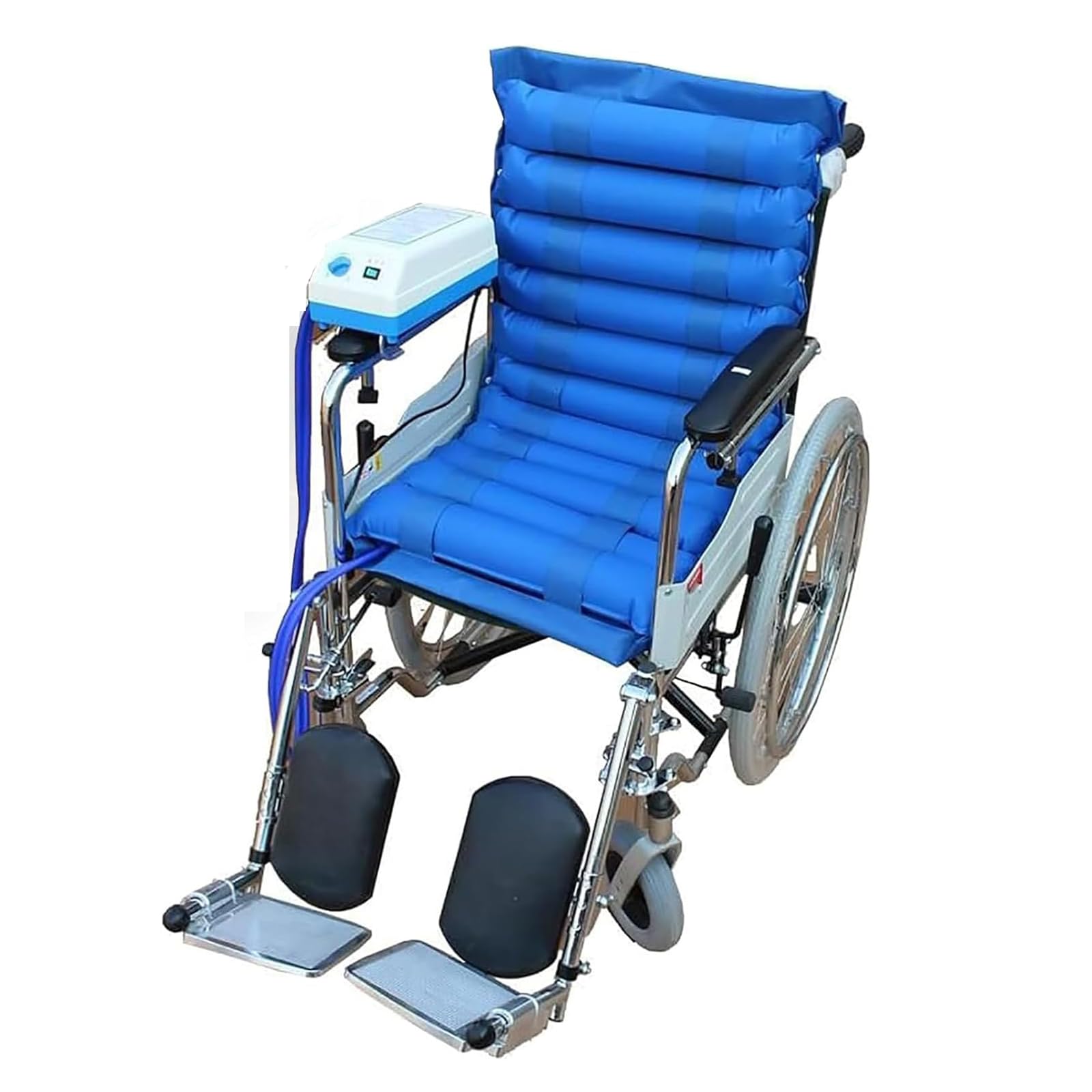 Genérico Cojín para Silla de Ruedas, Cojín Inflable Eléctrico de Aire, Almohadilla de Presión Alterna con Bomba, para Pacientes Postoperatorios para Aliviar Úlceras por Presión