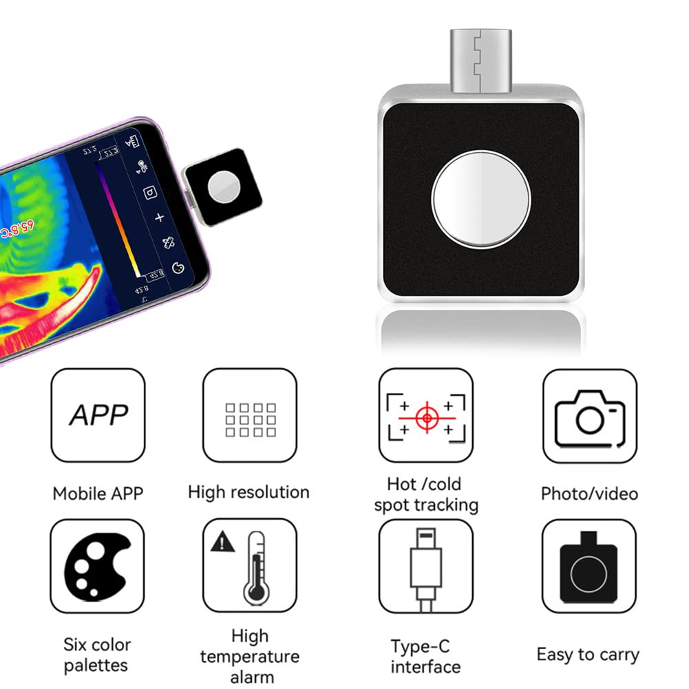 Amazon.co.jp: 赤外線サーマルイメージングカメラ、256x192 IR解像度