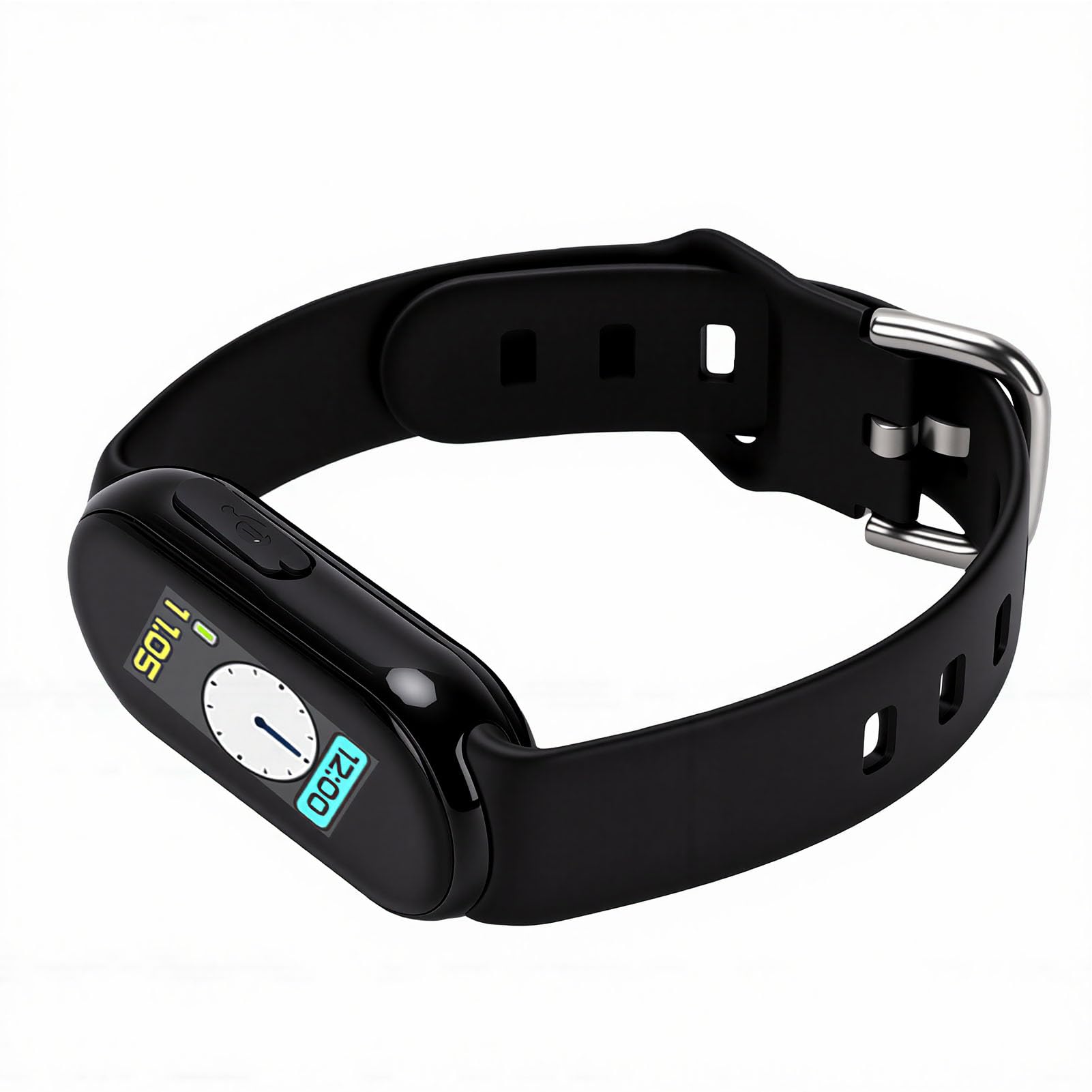Grabadora de Voz Digital de 64 GB, Dispositivo de Grabación Activado por Voz con Reducción de Ruido AI con Clip Trasero para Cordón de Pulsera para Entrevistas de Reuniones de