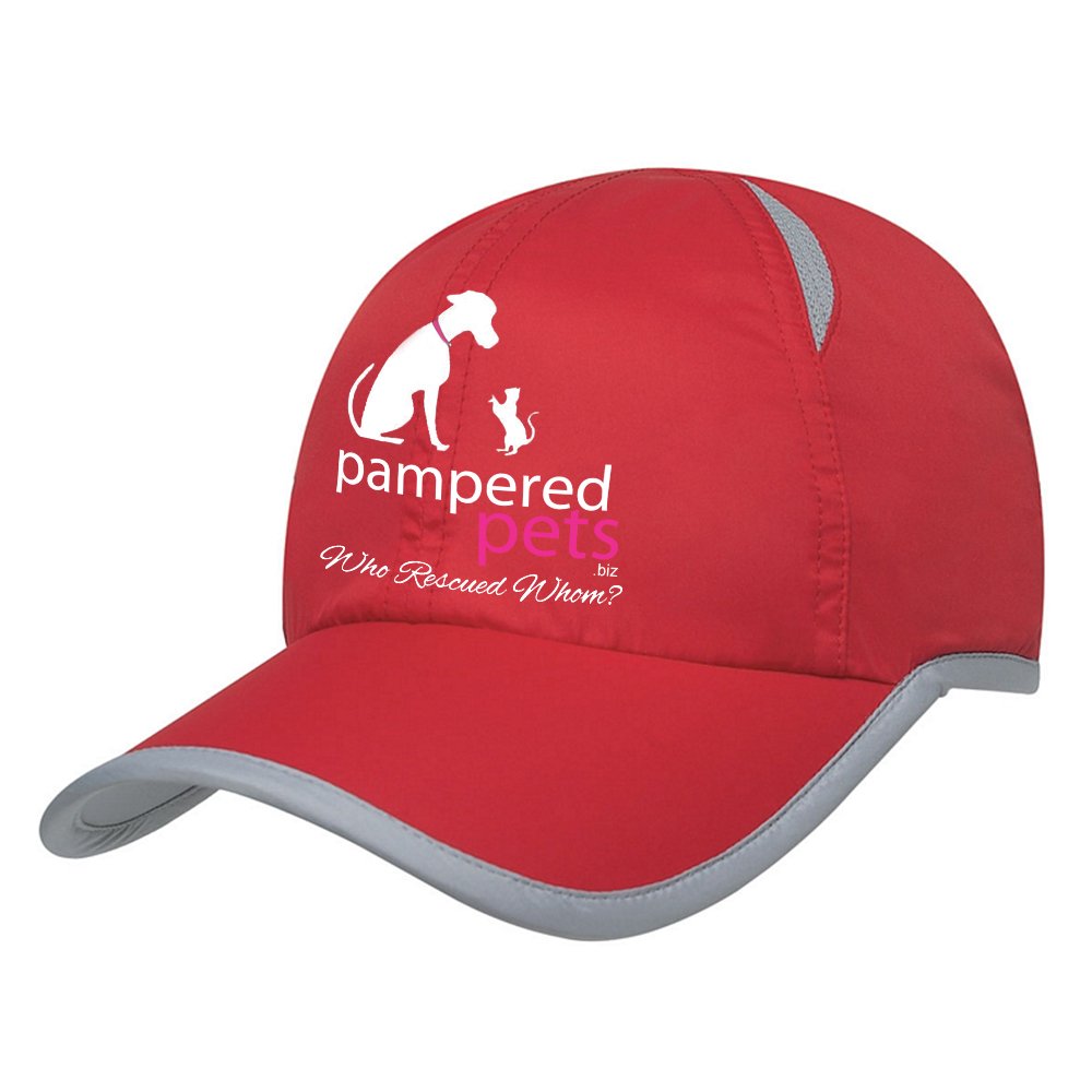 Pampered Pets 709112724513 Polyester Embroidered Dry Cap, Red
