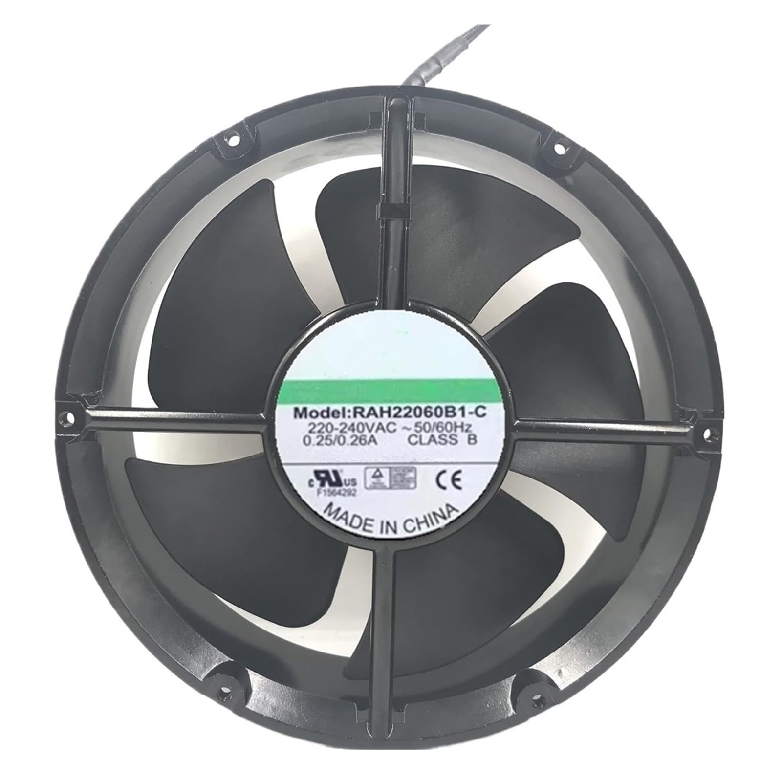 YMUGUEGH RAH2260B1-C AC 220V 0.25A 200x200x60mm 2-Wire Cooling Fan