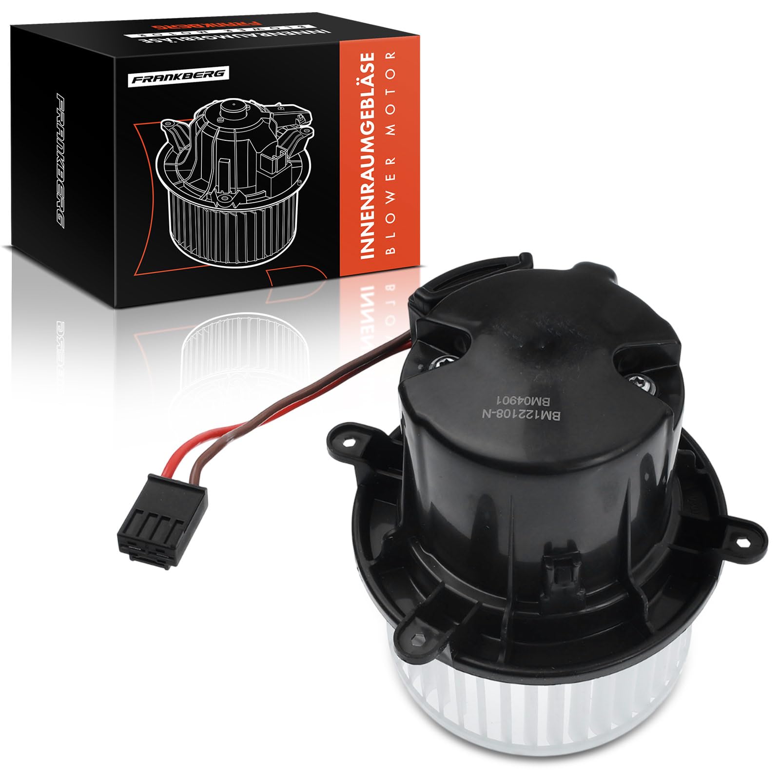 Frankberg Motor del ventilador del calefactor Compatible con Clase V W447 Vito Tourer W447 Marco Polo Camper W447 Vito Mixto (Double Cabin) W447 Sprinter 3-T Furgoneta B910 Replace# A0008304901
