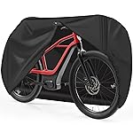 Zettum Bike Cover for 1 Bike - 600D Bike Covers Outdoor Storage Waterproof & Heavy Duty, Bicycle Cover for Single eBike, Mountain Bike, Road Bike, Hybrid Bike, Beach Cruiser Bike, Scooter and More