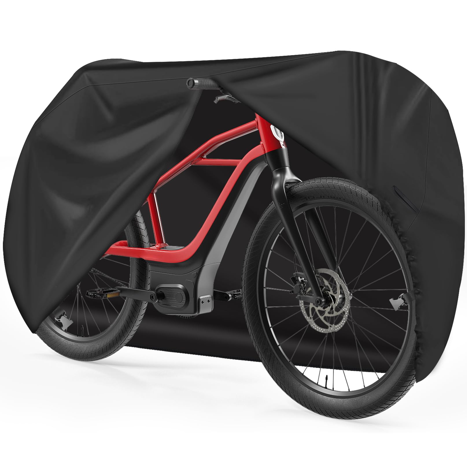Zettum Bike Cover For 1 Bike - Outdoor Bike Cover For Stationary 1 Bike