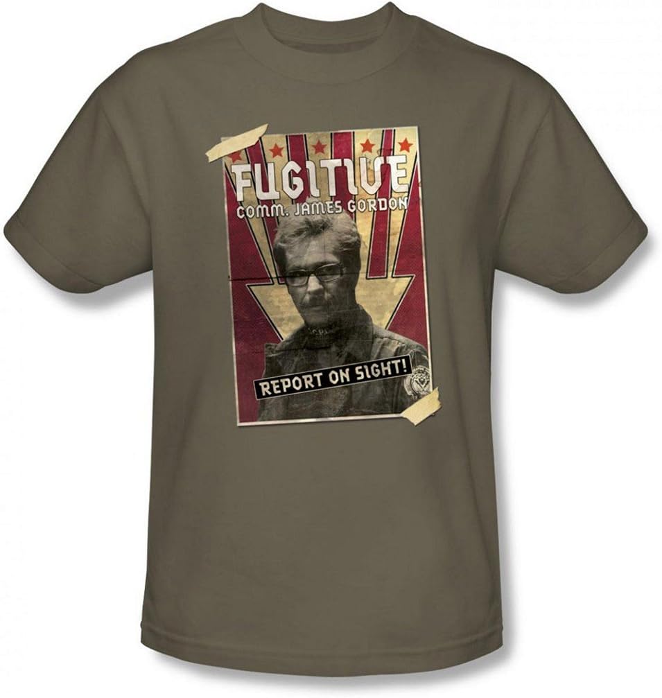 Dark Knight Rises - Commissioner Gordon Fugitive Men's T-Shirt
