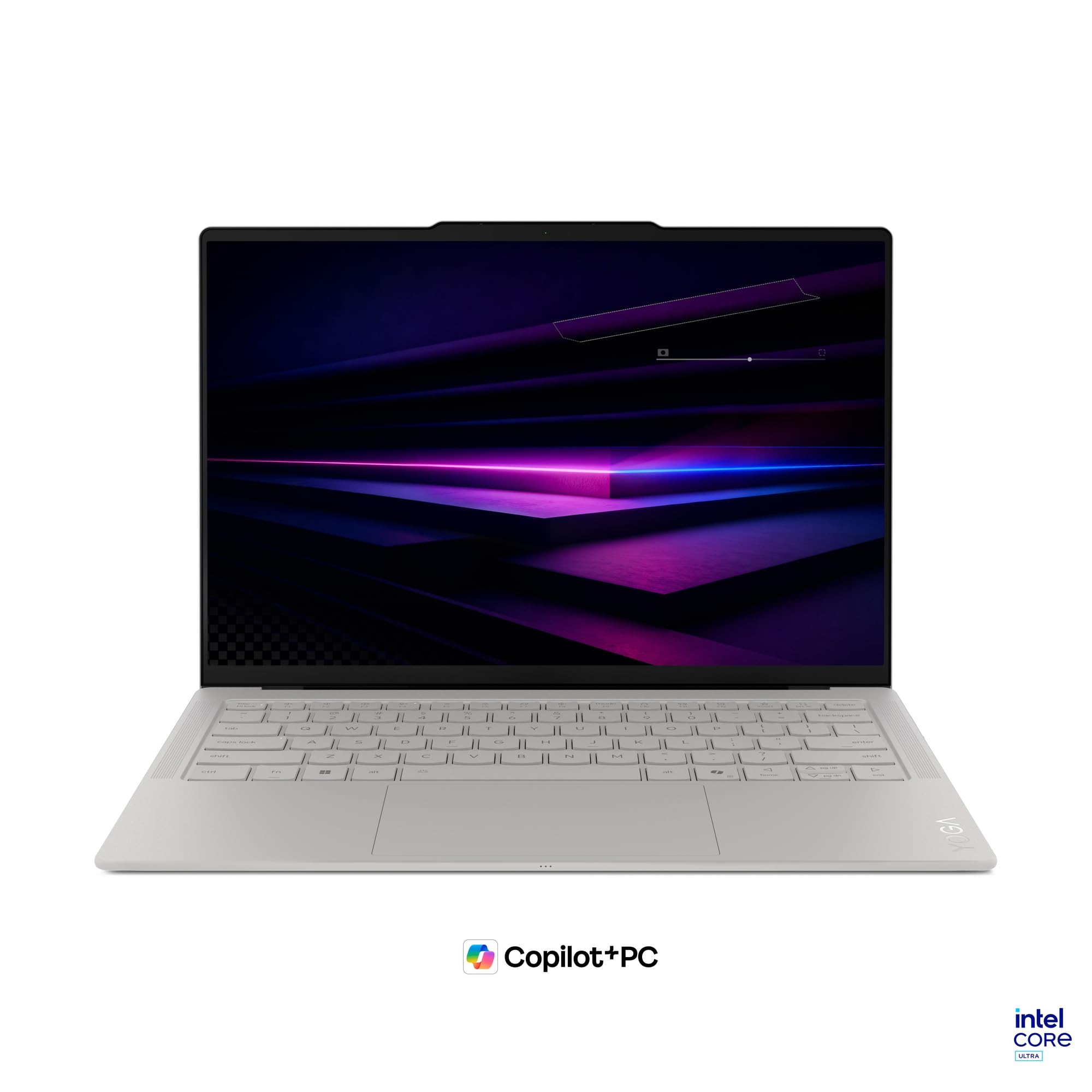 Lenovo Yoga Slim 7 Ultra Aura Edition Laptop | 14"2.8K WUXGA OLED Touch Display | Intel Core Ultra 7 355 | 32GB RAM | 1TB SSD | Intel ARC Grafik | Windows 11 | QWERTZ | Seashell |3 Monate Premium Care