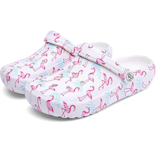 Tie-dye Women‘s Clogs Lightweight Slip-on Garden Shoes Cheap Slippers/Sandals/Water Shoes