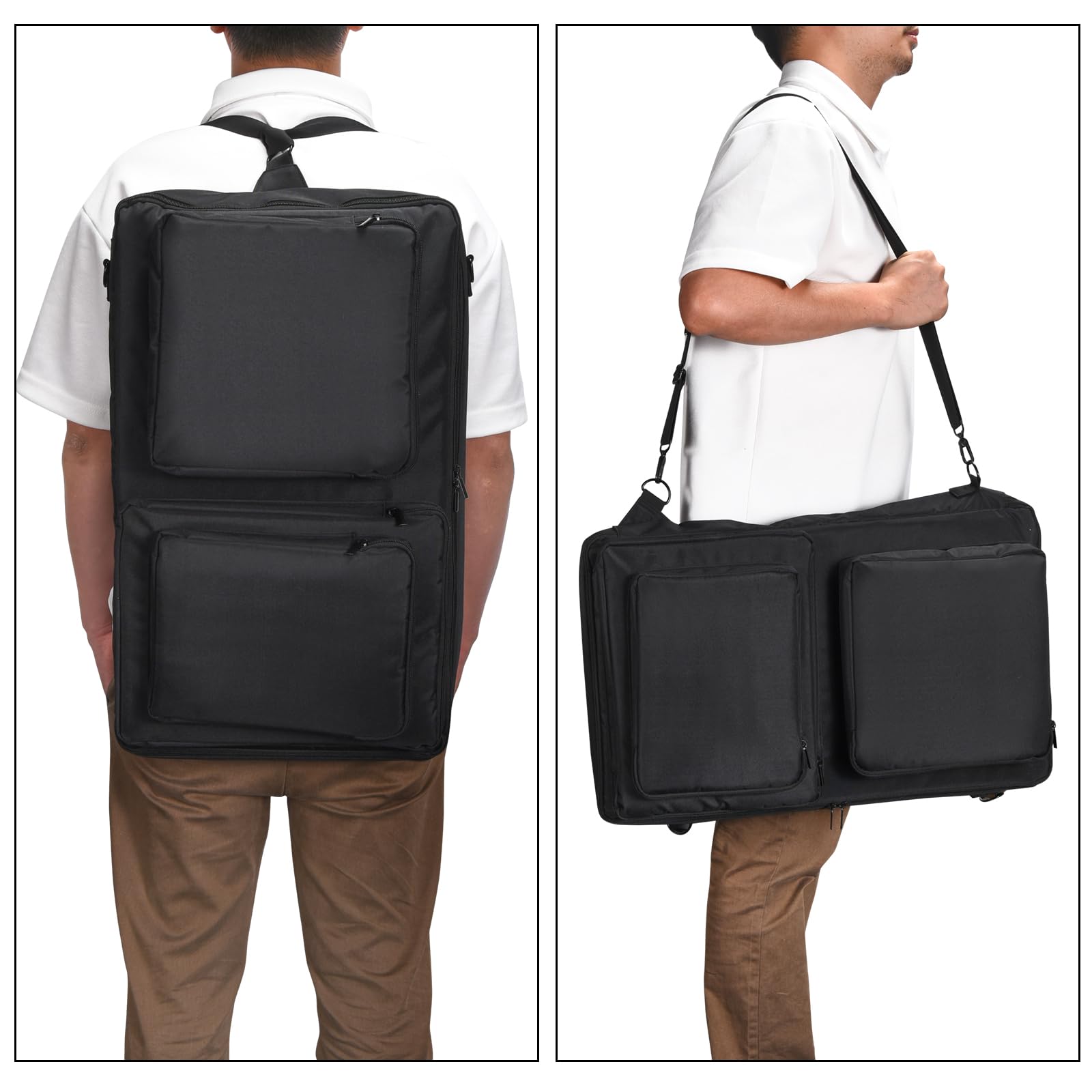Funda para Hercules Inpulse 500,para Pioneer DJ DDJ-SR2/DDJ-SR,para Native Instruments Traktor Kontrol S4 Mk3,DJ Controller Estuche Viaje Transporte Bolso Hombro Mochila para Auriculares