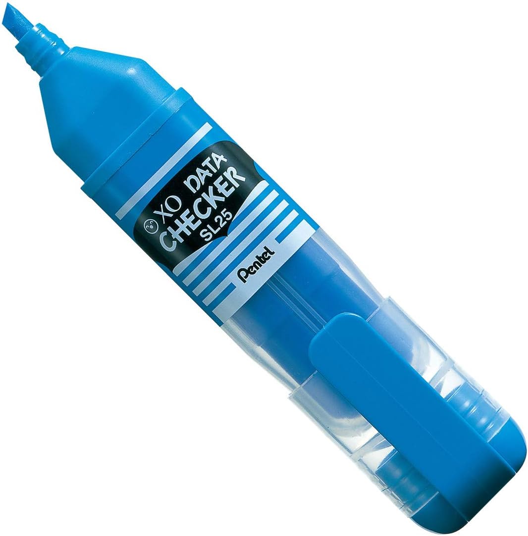 12pcs Pentel SL25 XO Data Checker (Box Set) - Sky Blue