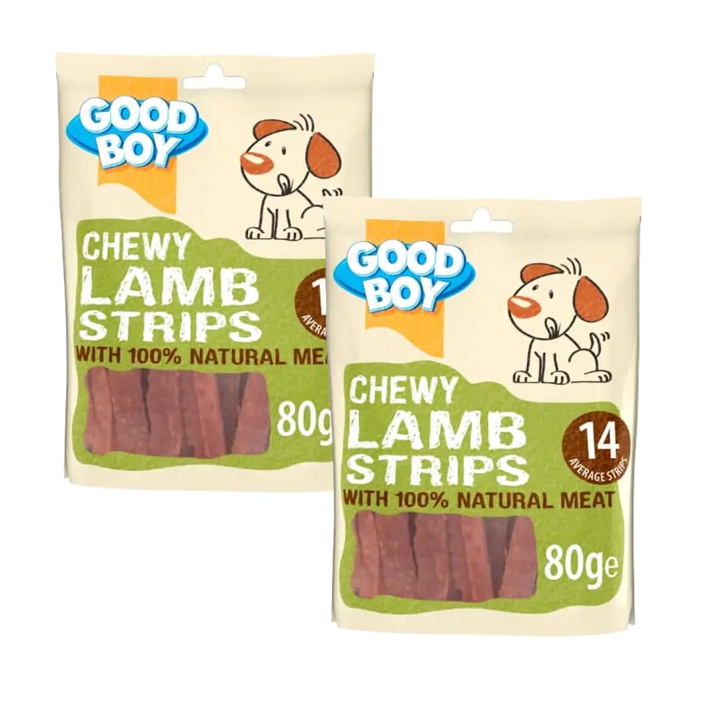 2x 80g GoodBoy Chewy Lamb Strips โ Bundled by GetInStyle Shop
