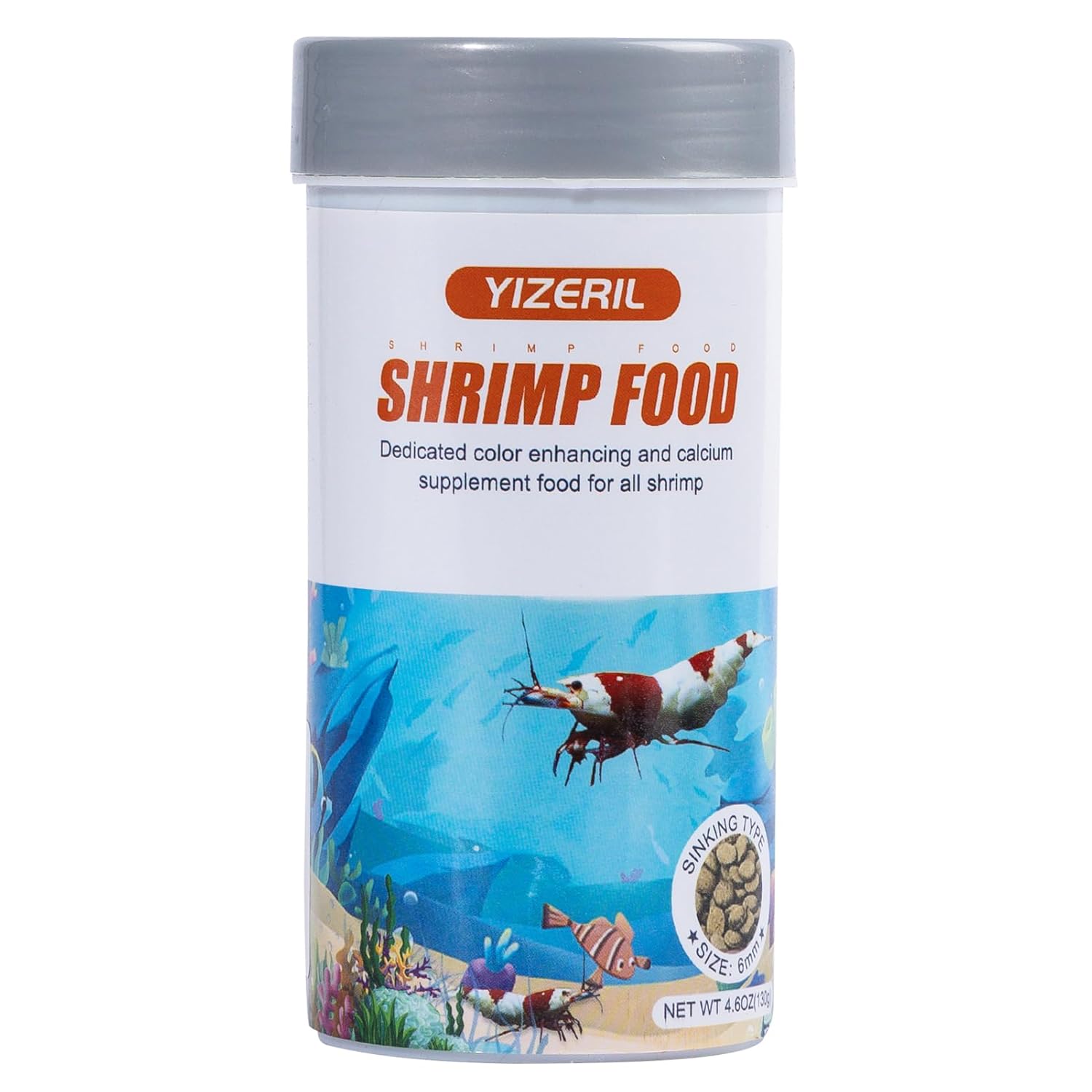Betta Fish Food - Floating Patties Natural High Protein with 50% AntarcticKril,White Fish & Spirulina,Rich in Calcium for Betta's Vibrant Colors Fast Growth,Clean Water (4oz)