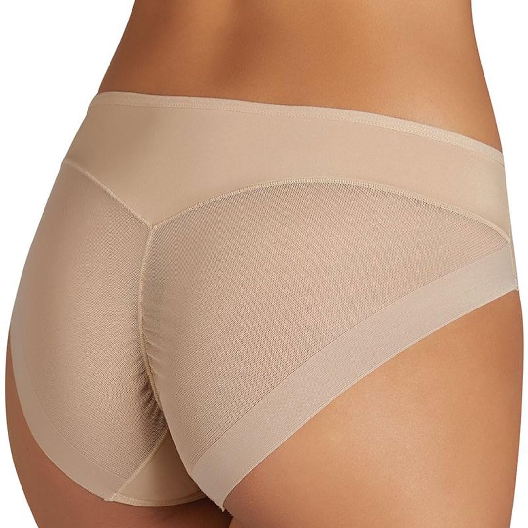 YSABEL MORA Braga Midi Microfibra con Tul Invisible para Máxima Sensualidad y Comodidad, Diseño Brasileño Que Abraza Curvas con Tejido Elástico para Libertad de Movimiento.