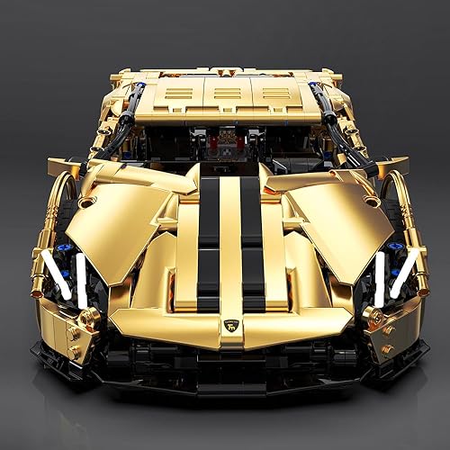 Miniatura 4 de Kits de construcción de automóviles, juegos de construcción de autos deportivos coleccionables para adultos, adolescentes y niños, regalos para