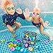 Diving Gem Pool Toy 10PCS DISHIO Big Colorful Diamond Diving Toy with Treasure Box Chest Pirate Pool Toys for Kids Toddlers Underwater Sinking Dive Gemstone for Swimming Bath Birthday Party Decoration