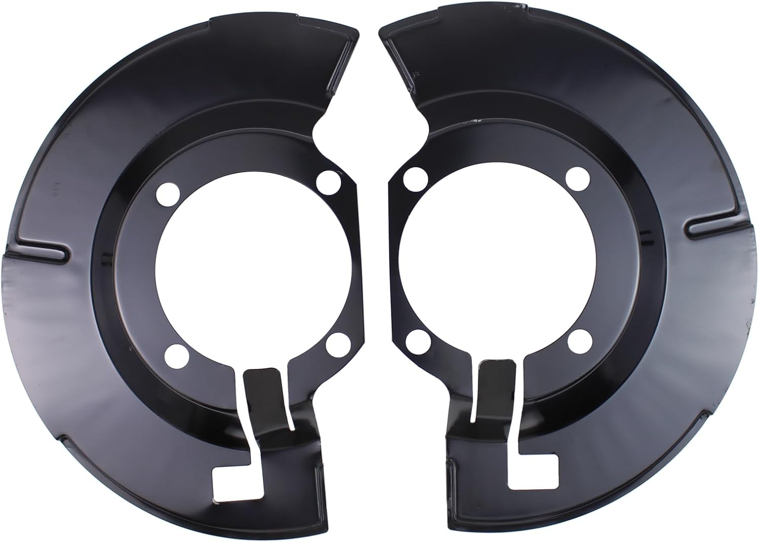 Front Driver and Passenger Side Brake Dust Shield for Ford Excursion 4WD 2000-2005, 4WD F250 F350 F450 F550 Super Duty 4WD 1999-2004