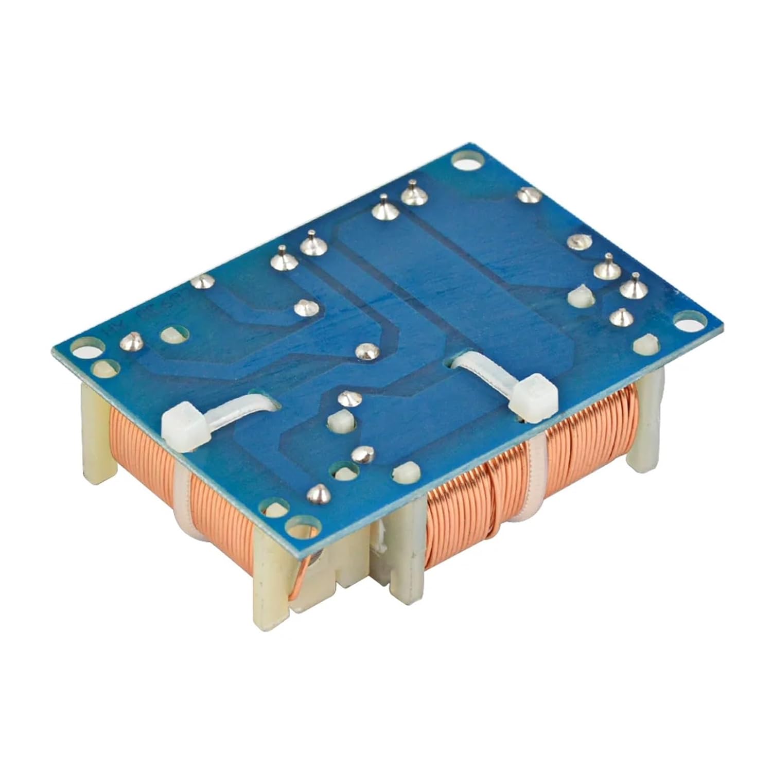 2Pcs Speaker 2 Way Audio Frequency Divider Treble Bass 2 Unit Crossover Filters 80W Bookshelf HiFi Speaker Divider