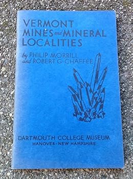 Paperback Vermont Mines and Mineral Localities, Book