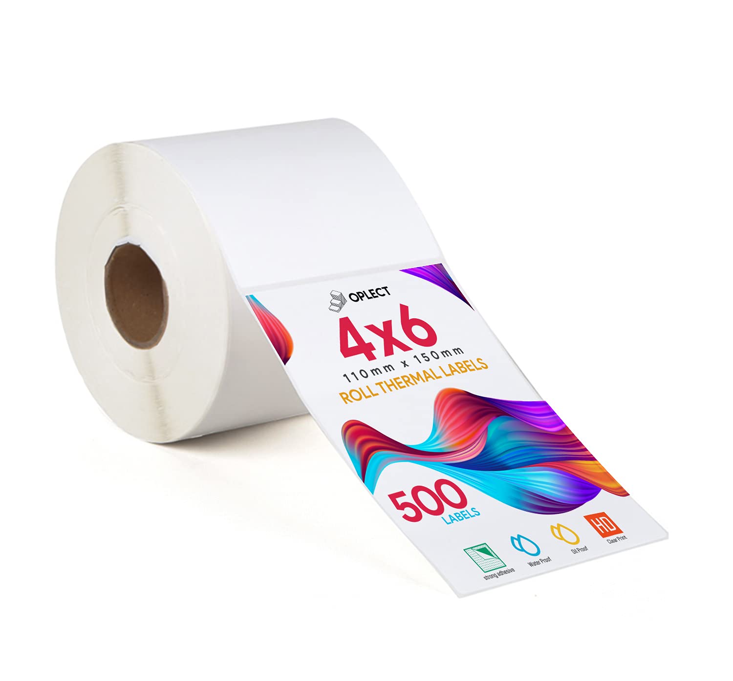 4x6 Thermal Direct Shipping Label - Pack Of 500 4x6 Per Roll Labels - Adhesive Sticker Labels, Compatible With Nelko, Munbyn, Jadens, Rollo Label Printer
