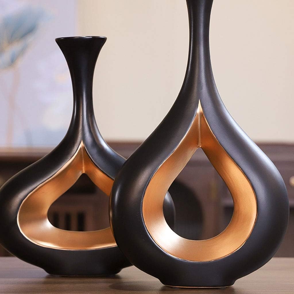 Vase Light Luxury Chinese Ceramic Vase Modern Minimalist 【HEFTMAN】 Ho