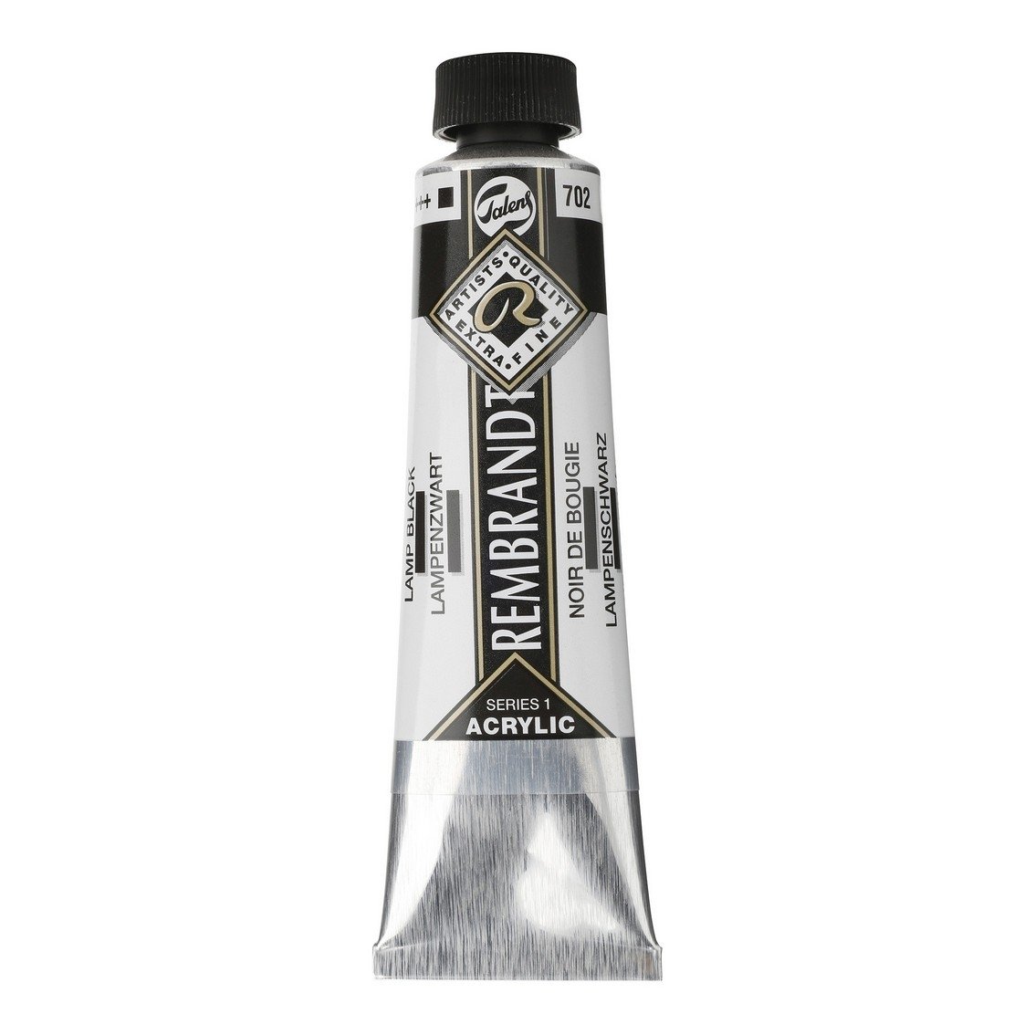 40ml - Rembrandt Acrylic - Lamp black - Series 1