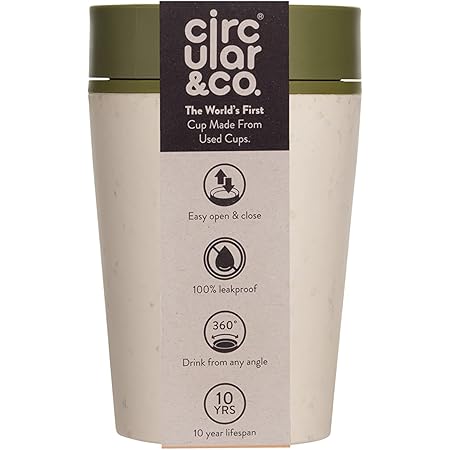 Circular and Co Leakproof Reusable Coffee Cup 12oz/340ml - The World's