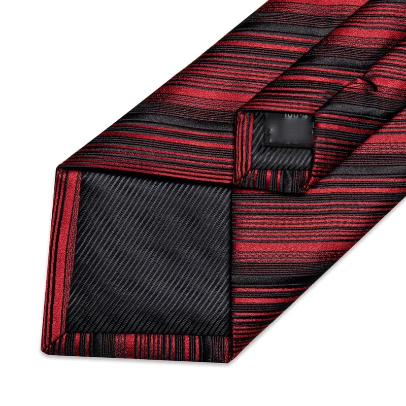 Set de corbata de rayas para hombre formal de negocios miniatura 6