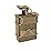 EXCELLENT ELITE SPANKER Tactical Molle Single/Double Open-Top Mag Pouch for M4 M14 M16 AR15 G36 Magazine (Coyote Brown, Single)