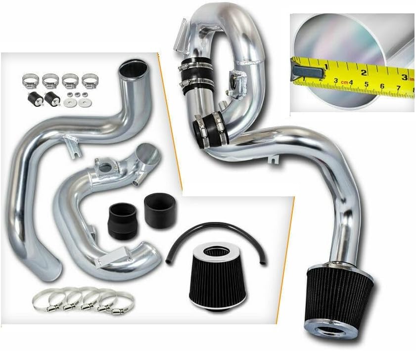 Cold Air Intake Kit & Black Filter Combo Compatible for Scion 2004-2006 Scion xA xB/Toyota 2000-2005 Echo 1.5L L4