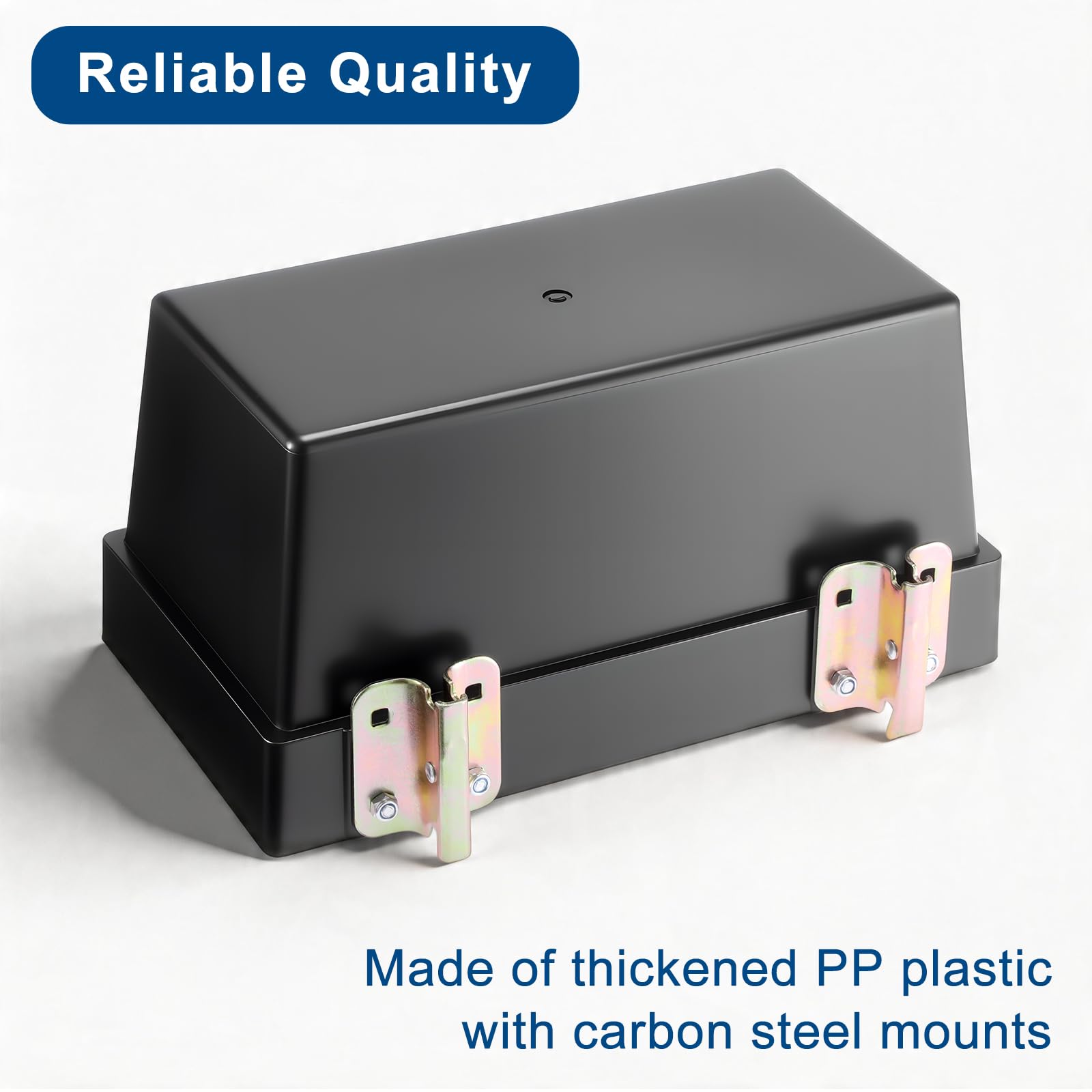 Paquete de 3 contenedores de almacenamiento E Track – 13 x 7 x 6 pulgadas, organizador de cesta de pista E resistente para remolques cerrados, camiones y talleres, accesorios de sistema de