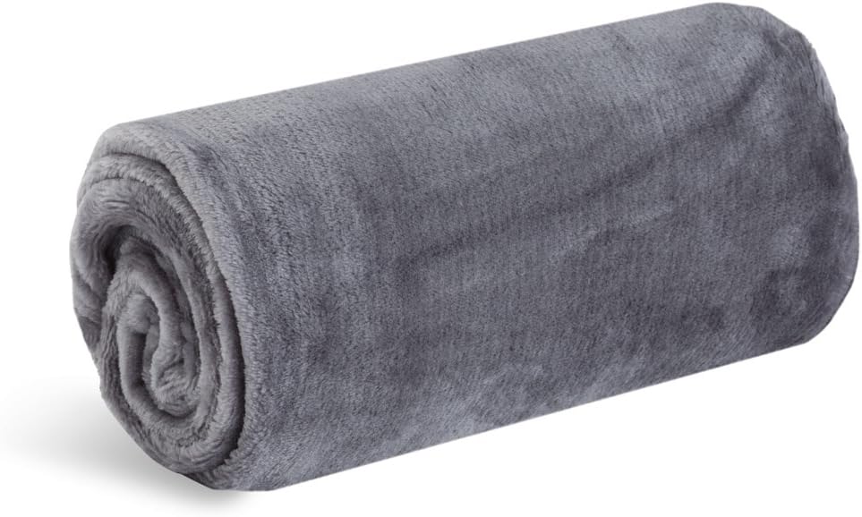 World's Best 4340 Ultimate Microfleece Travel Blanket,Char