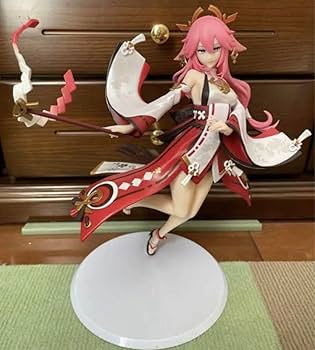 原神　八重神子　可愛いバージョン　ガレージキット　フィギュア Amazon.co.jp: 原神 八重神子 フィギュア 26cm ガレージキット