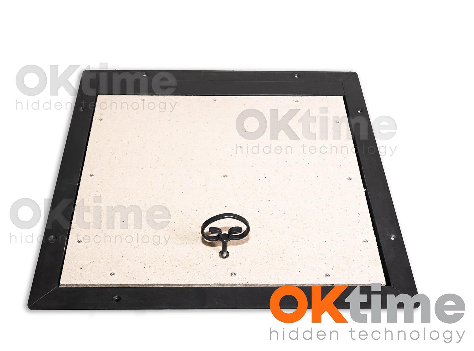 Trampilla Para el Suelo - 500 mm x 500 mm - Trampilla de Suelo - Tapa de Pozo - Pozo de Inspección - Las Juntas Especiales Protegen Contra la Humedad y Los Olores Extraños
