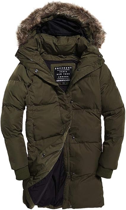 superdry cocoon parka graphite